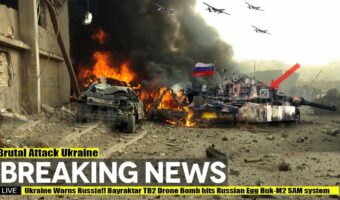 Ukrajina varuje Rusko!! Bomba dronu Bayraktar TB2 zasáhla ruský systém Egg Buk-M2 SAM