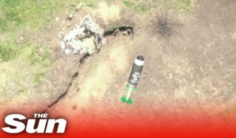 Ukrajinský dron shodil granát do zákopu ruských vojáků